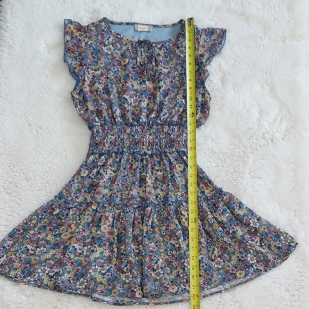 Altar'd State Floral Ruffle Sleeve Dress - Picture 11 of 15